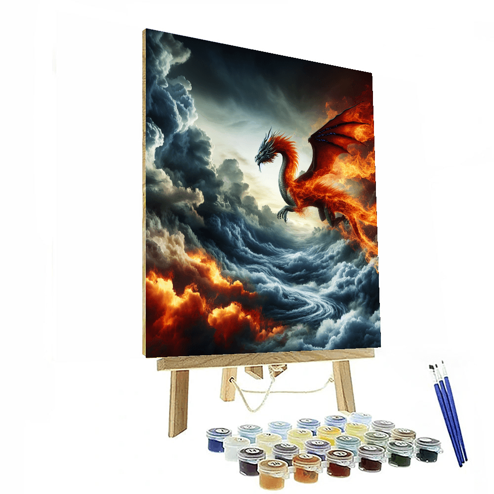 Dragon's Roar Painting By Numbers Kit