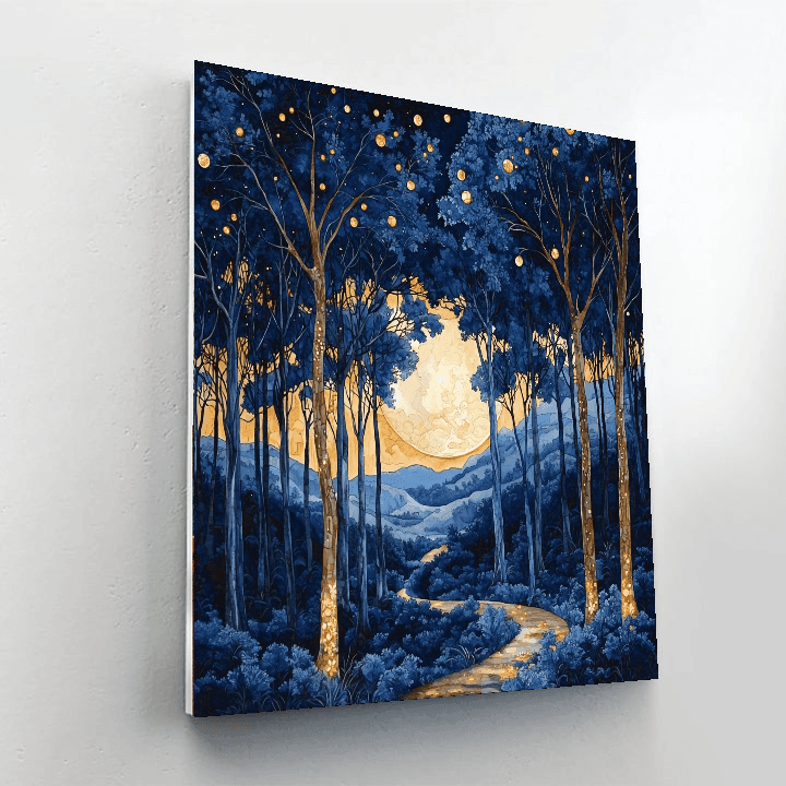 Dante Gabriel Rossetti Inspired Enchanted Woods  Paint By Numbers