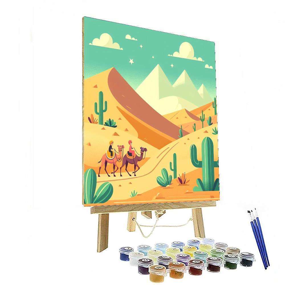 Desert Journey Paint By Numbers Art