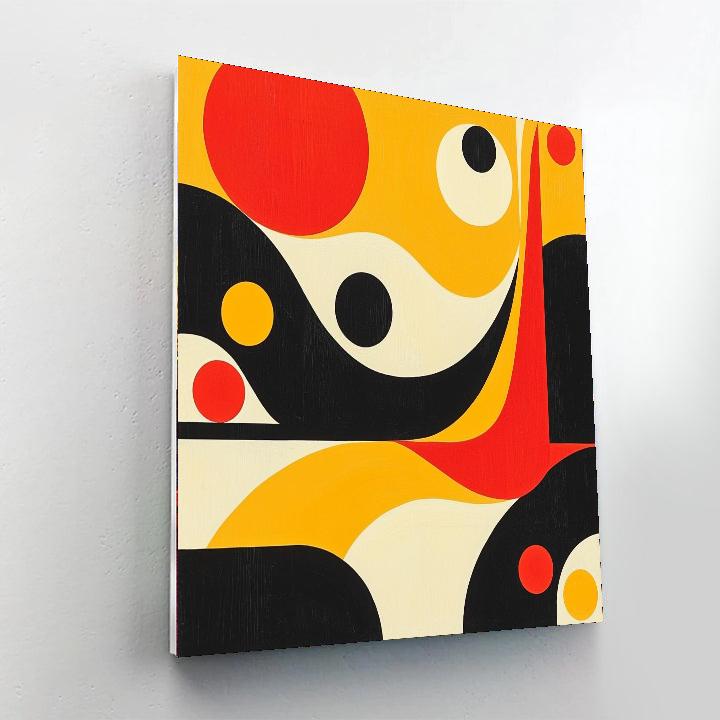 Joan Miró Inspired The Vibrant Journey  Paint By Numbers Art