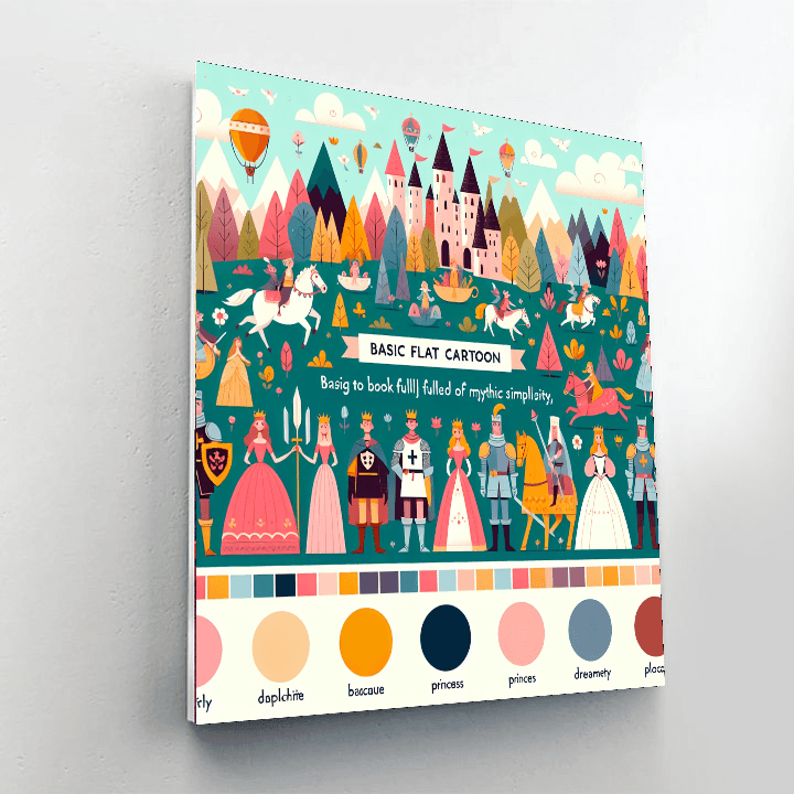 Adventure Story Land Paint By Color