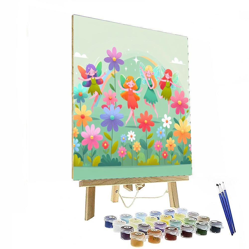 Fairy Flower Dance Paint By Numbers Art