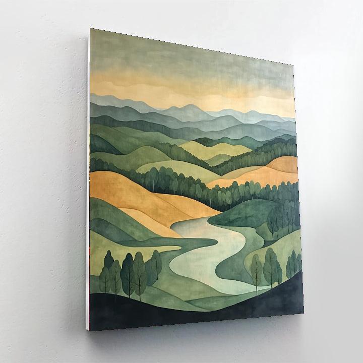 Nandalal Bose Inspired Nature's Cadence  Paint By Numbers