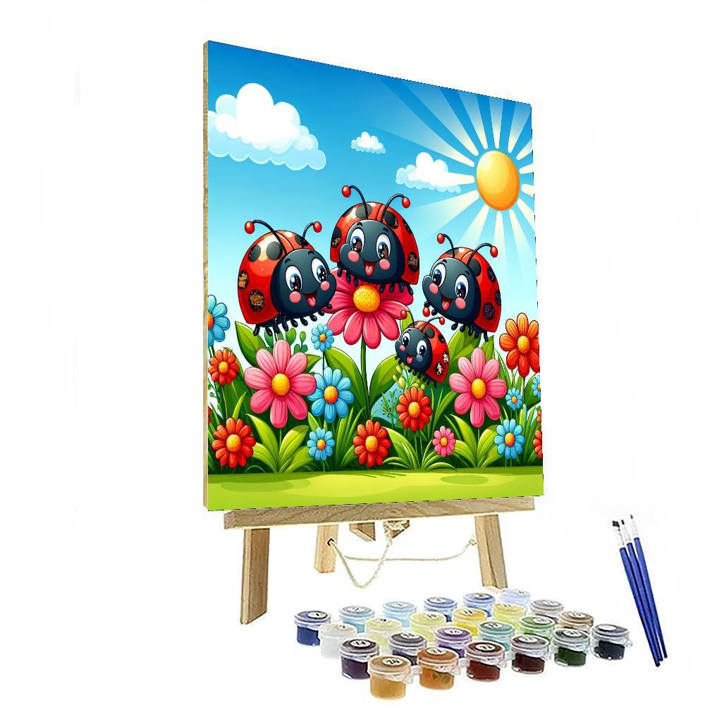 Lively Ladybugs Painting By Numbers Kit