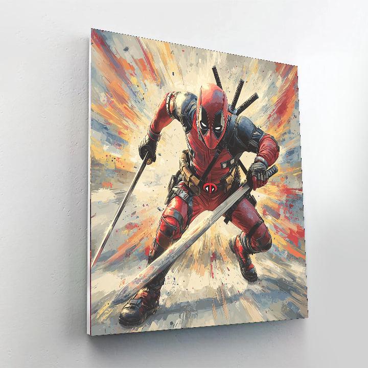 Ryan Reynolds: The Merc With A Smile Numbered Painting Kits