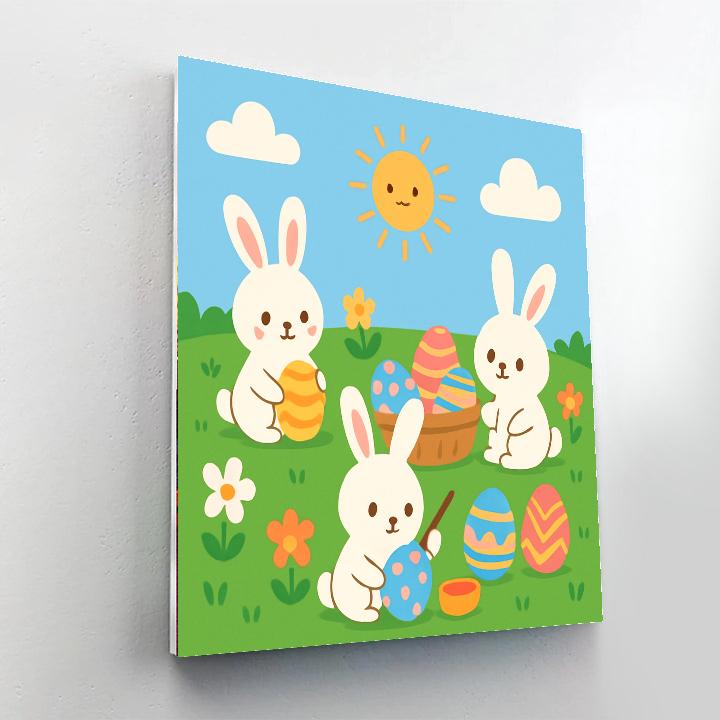Easter Egg Festival Painting By Numbers Kit