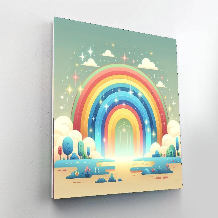 Magical Rainbow Adventure Numbered Painting Kits