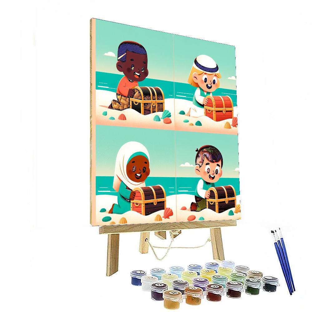 Treasure Trunk Paint By Color