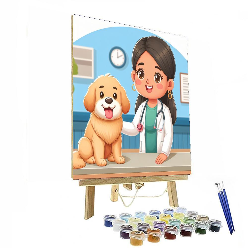 Caring Veterinary Clinic DIY Paint By Numbers