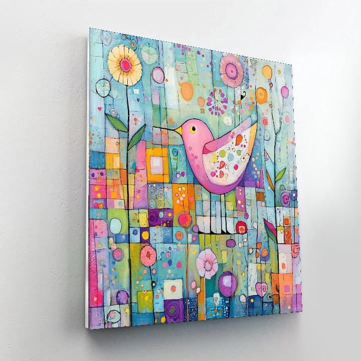 Paul Klee Inspired Melody In Abstraction  Paint By Number