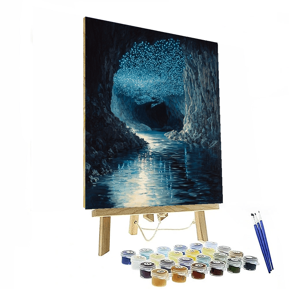 Glowworm Caves, Waitomo Painting Number Kit