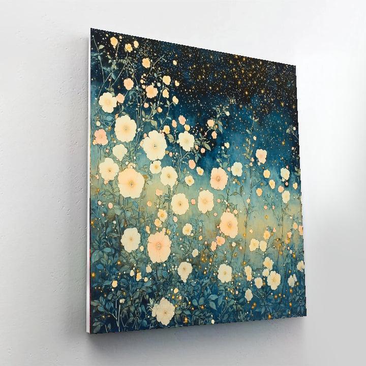 Utagawa Hiroshige Inspired Celestial Blossom Dance  Number Painting