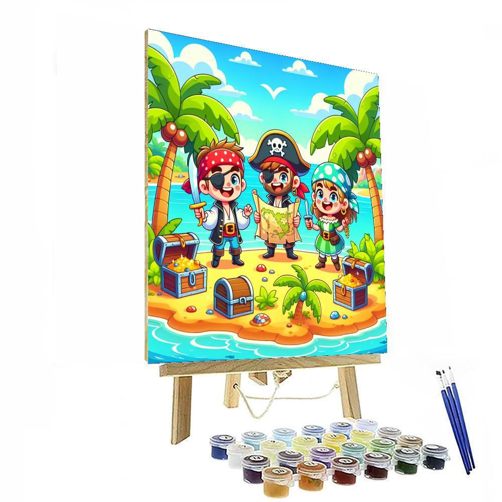 Pirate Adventure Awaits Paint By Color