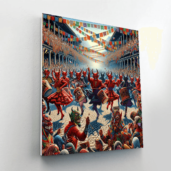 Diablos Danzantes Festival - Venezuela DIY Paint By Numbers