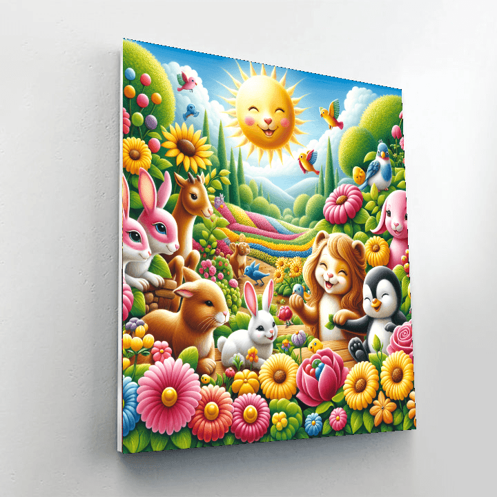 Blossoming Friendship Paint By Number