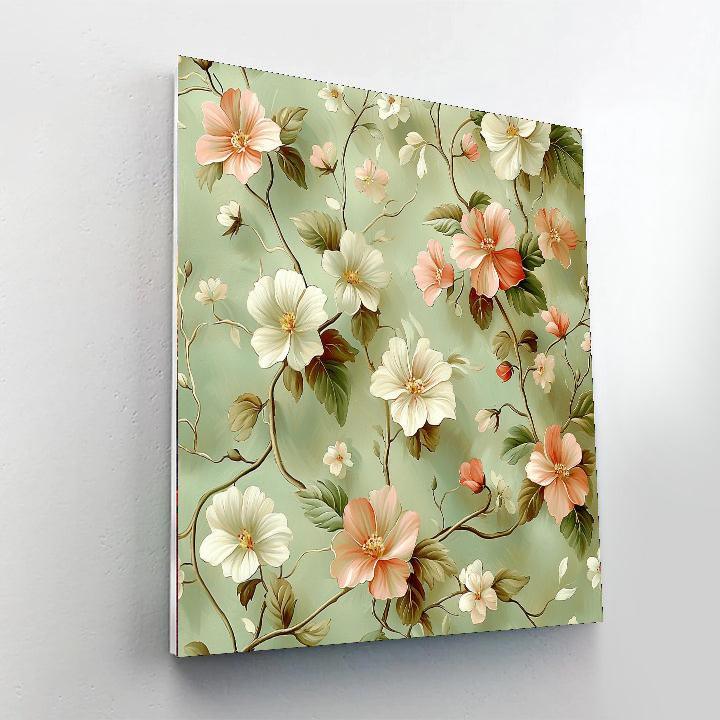 Leonardo Da Vinci Inspired Whispers Of Petals  Paint By Numbers Kits