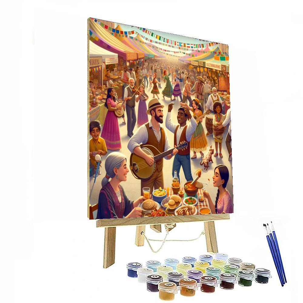 International Folklife Festival Paint By Numbers Kits