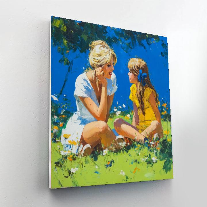 My Best Friend, My Mom Numbered Painting Kits