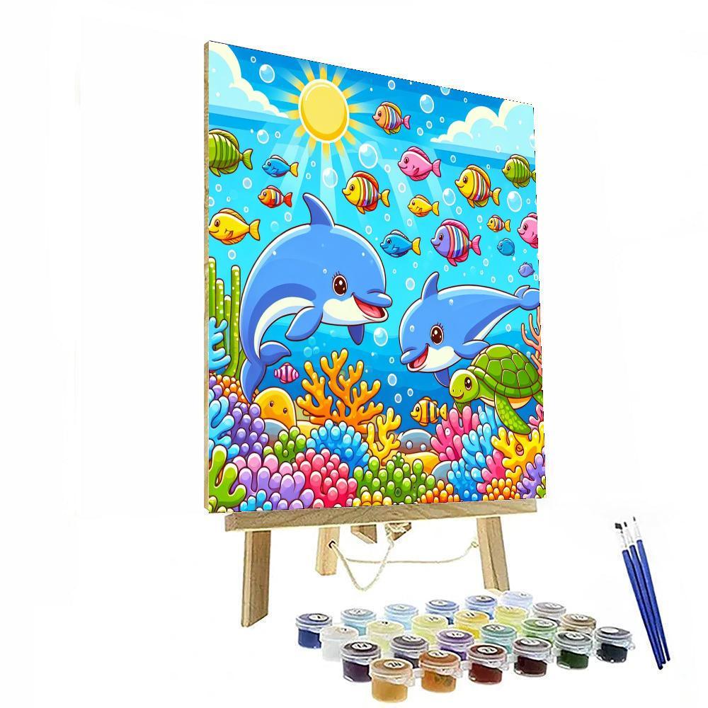 Underwater Dreamland Painting Number Kit