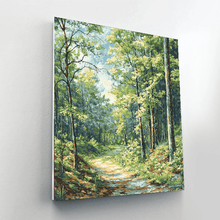 Georgia O'Keeffe Inspired A Walk In The Forest  Paint By Numbers Kits
