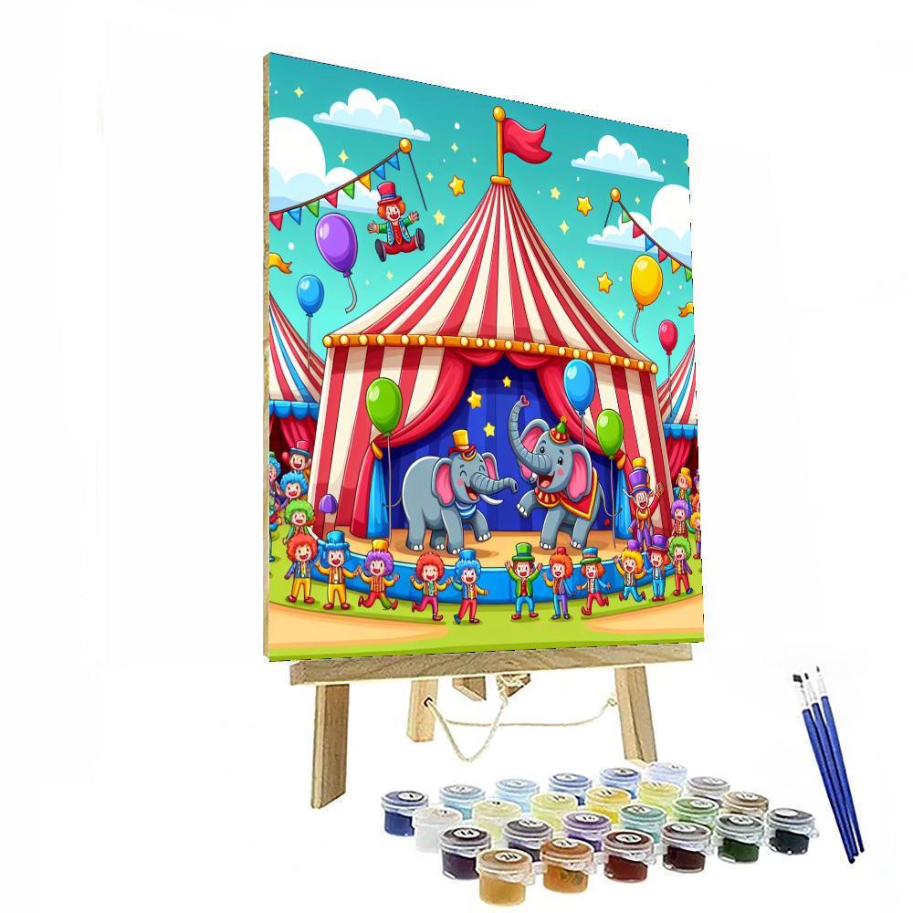 Funky Circus Extravaganza Paint By Numbers Kits