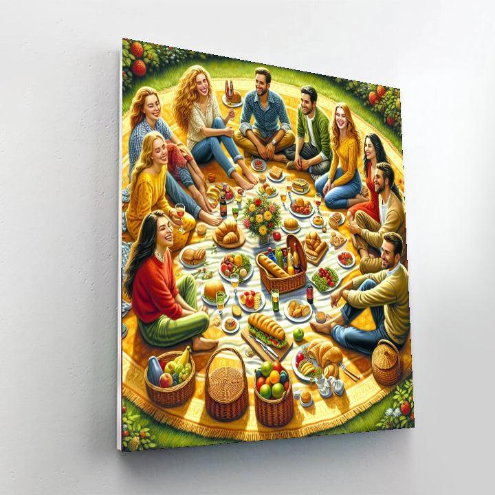 Delightful Summer Picnic DIY Paint By Numbers