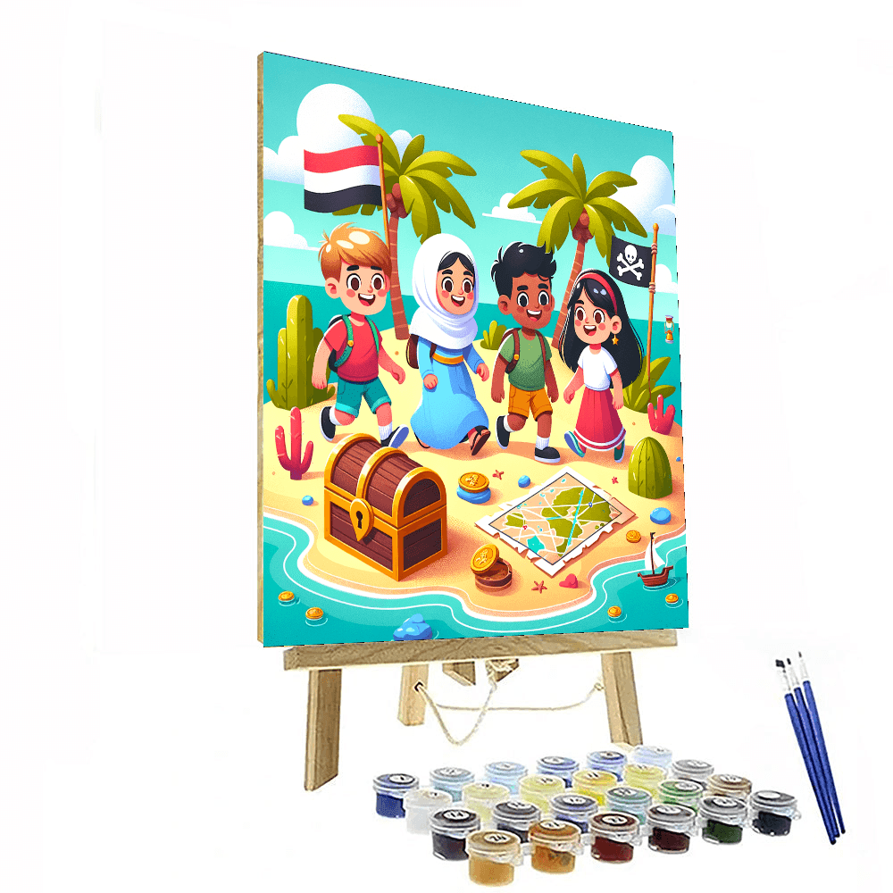 Adventure Island Explorers DIY Paint By Numbers