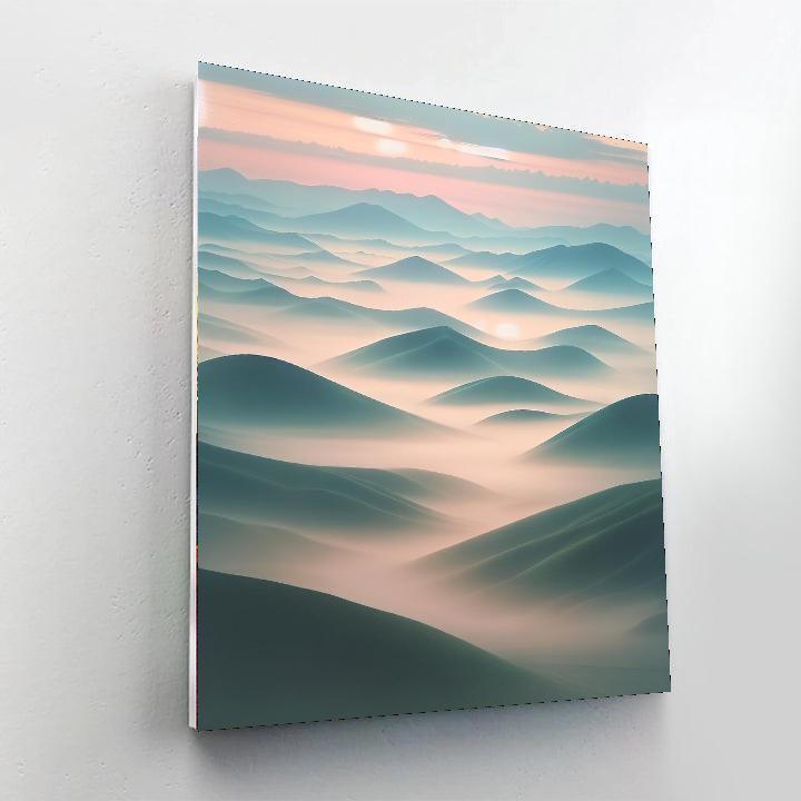 Misty Morning Serenity Numbered Painting Kits