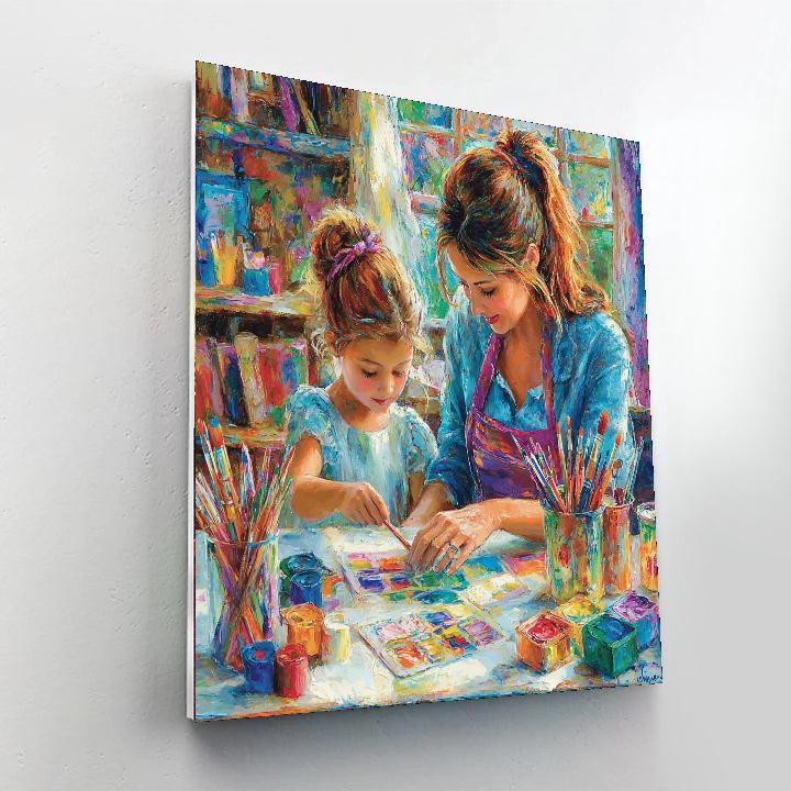 A Mother’s Gentle Guidance Paint By Numbers Kits