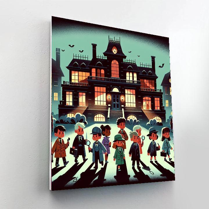 Mystery Mansion Investigation Paint By Numbers