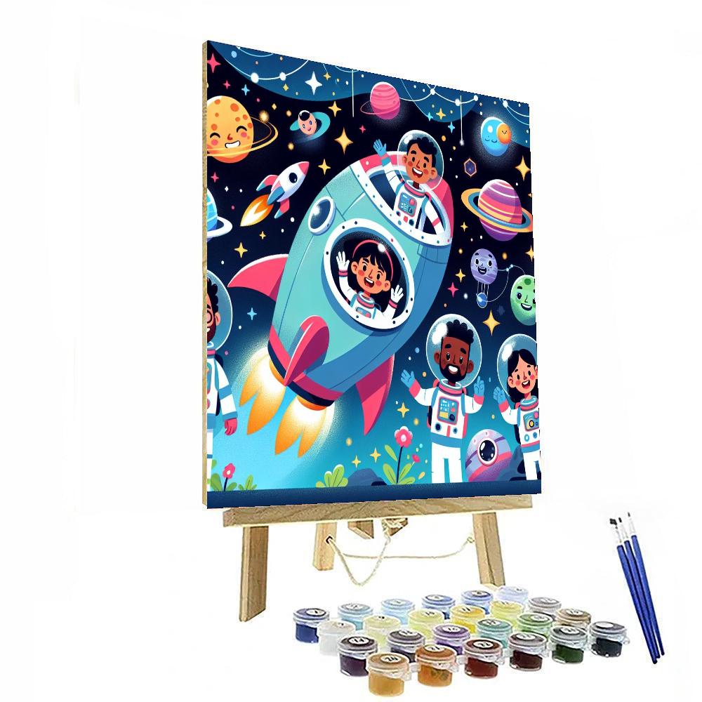 Astro Adventures Paint By Numbers Art