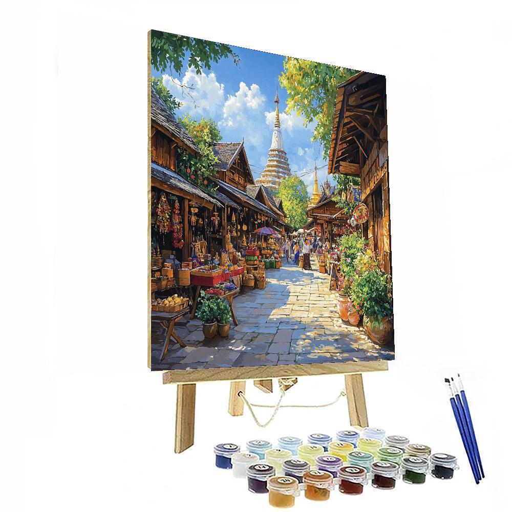Chiang Mai Old City - Thailand Paint By Number