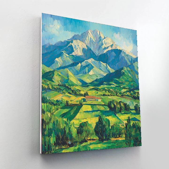Paul Cézanne Inspired Mountain's Whisper  Paint By Number