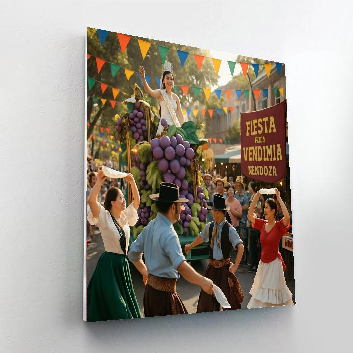 Festa Della Vendimia Number Painting