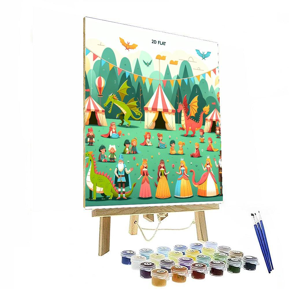 Fairytale Festival Painting Number Kit