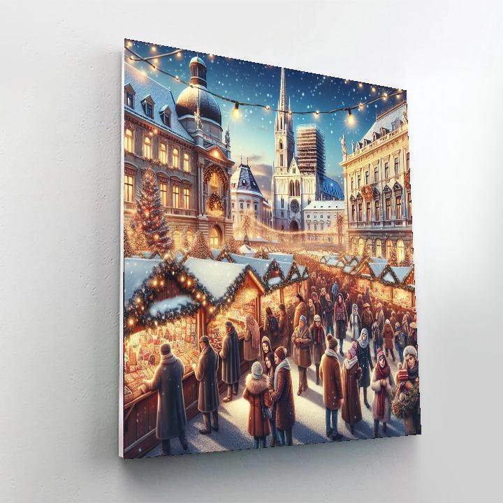Zagreb Advent - Zagreb, Croatia Paint By Numbers Art