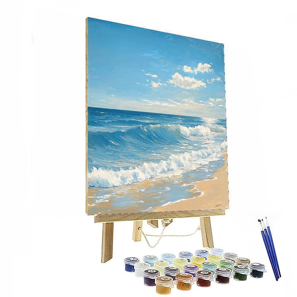 Winslow Homer Inspired Ocean's Tranquility  Painting By Numbers Kit