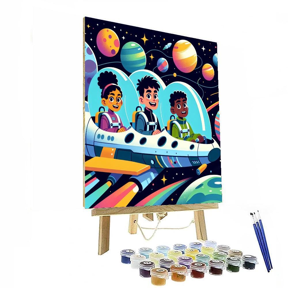 Space Pioneers Adventure Paint By Numbers
