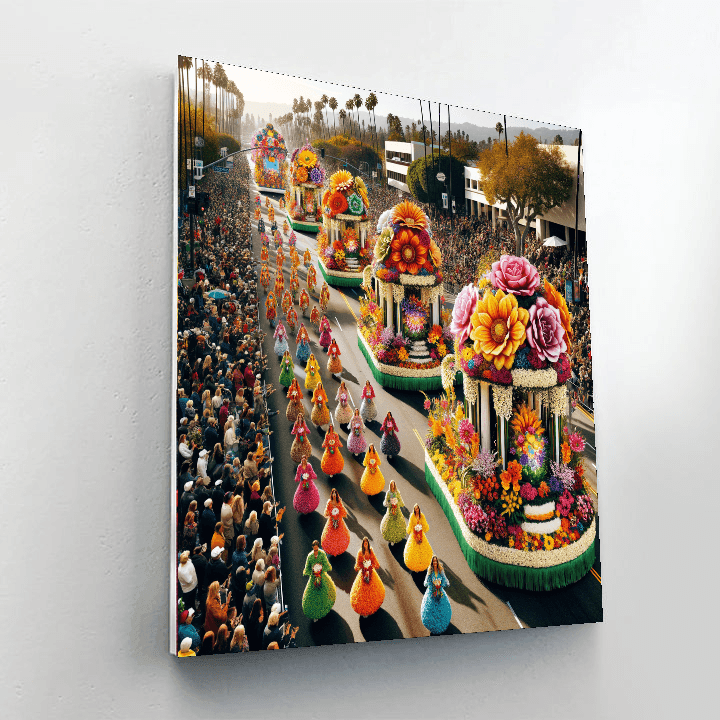 The Rose Parade DIY Paint By Numbers