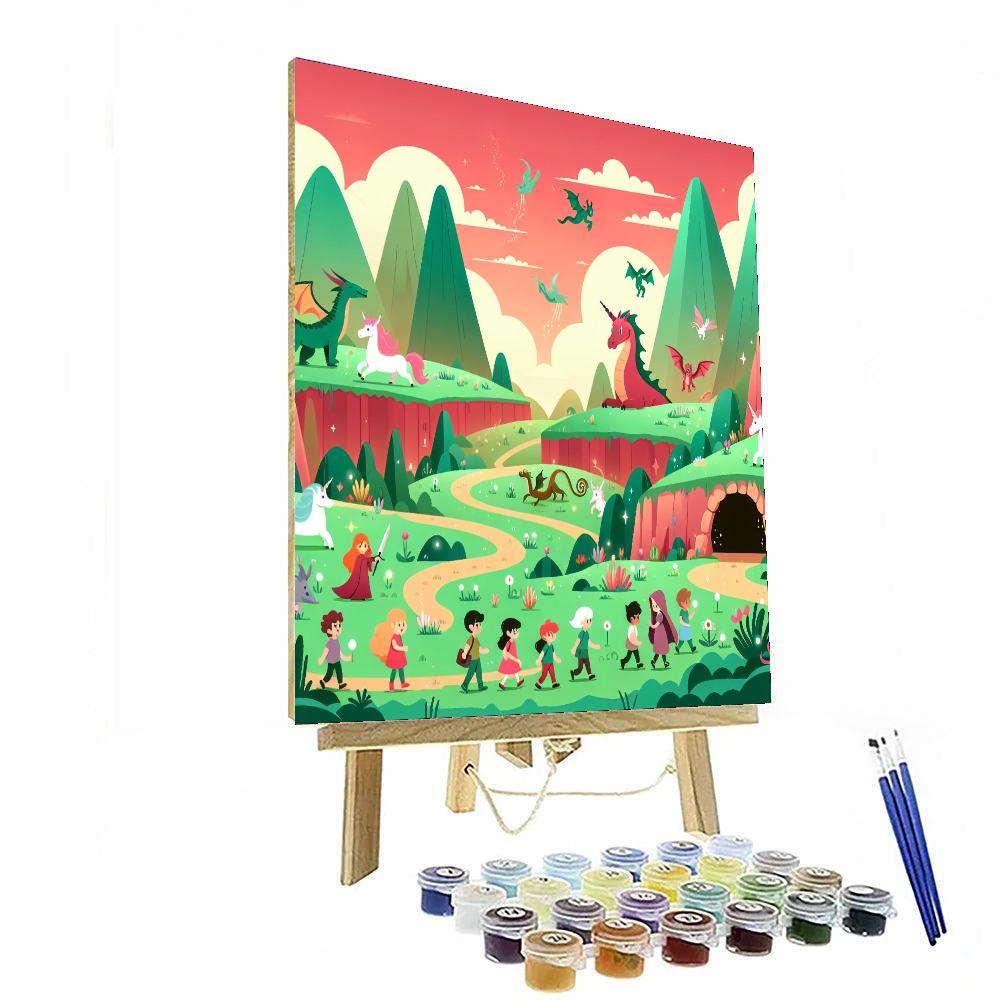 Mythical Journey Valley Paint By Number