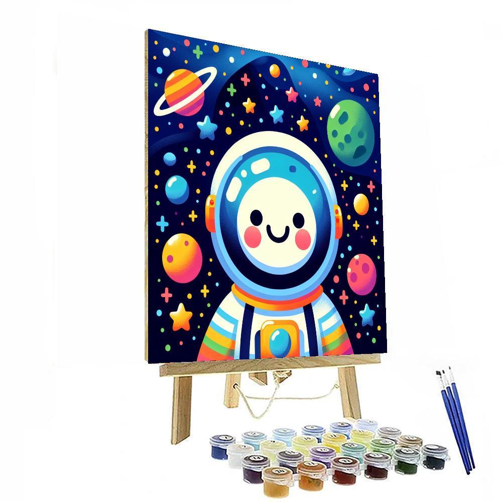 Jolly Space Adventure DIY Paint By Numbers