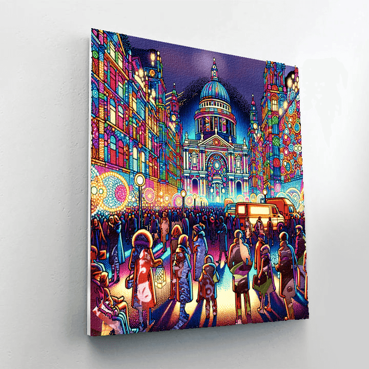 The Berlin Festival Of Lights Paint By Color