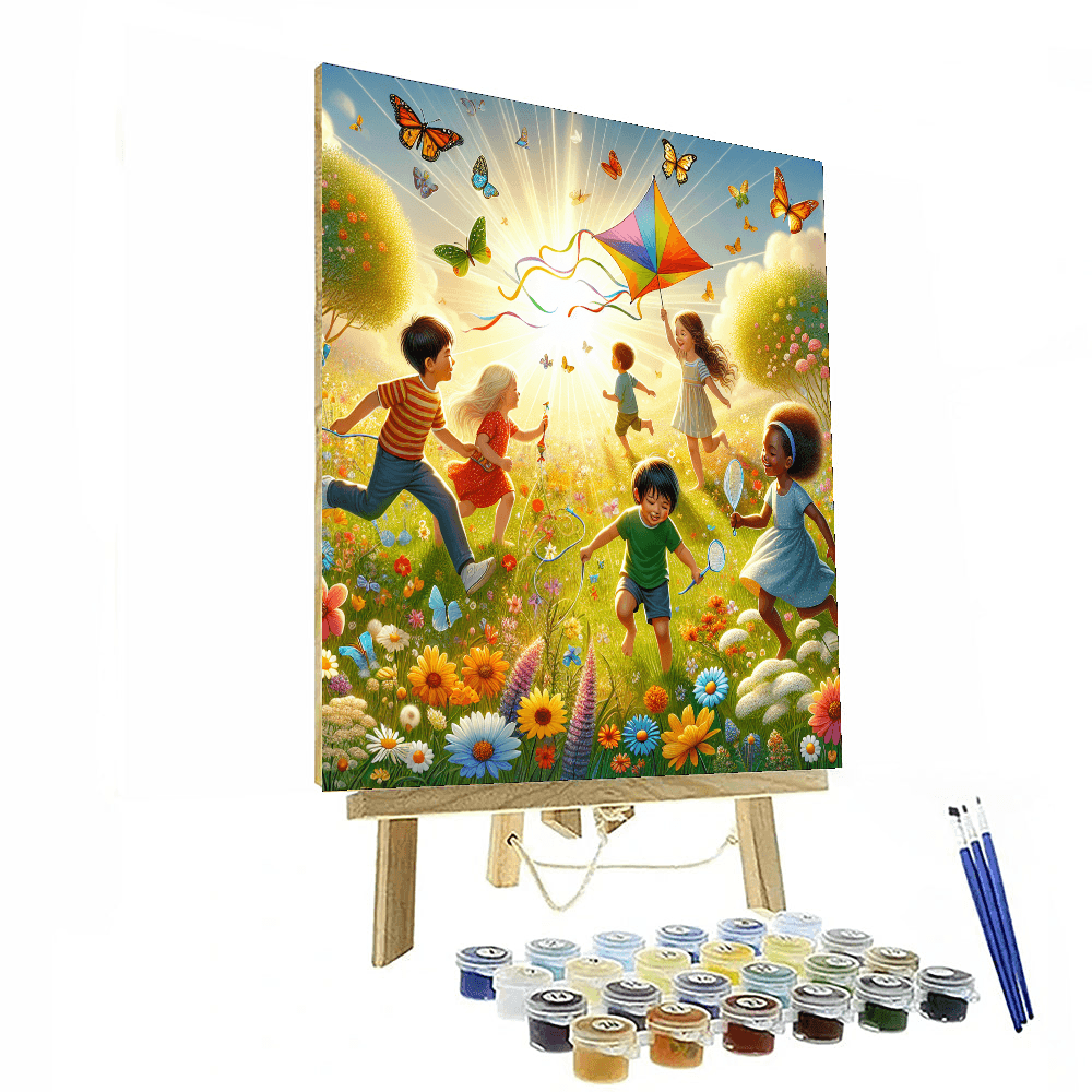 Joyful Summer Adventure Painting Number Kit