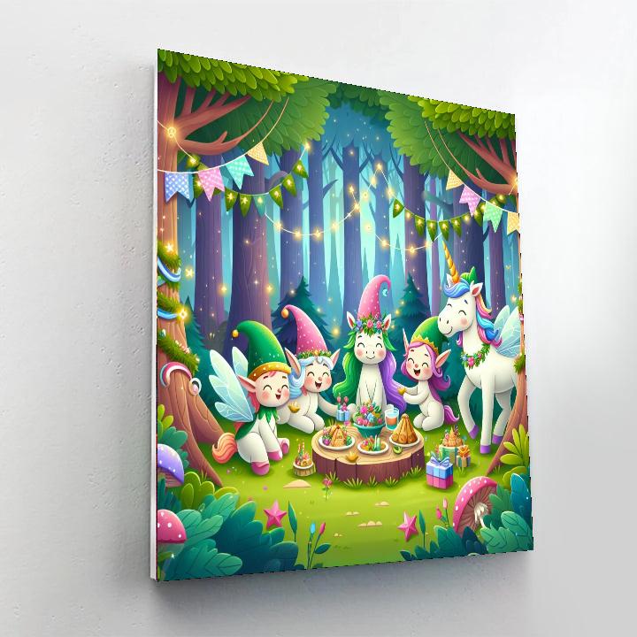 Forest Fairytale Feast Numbered Painting Kits