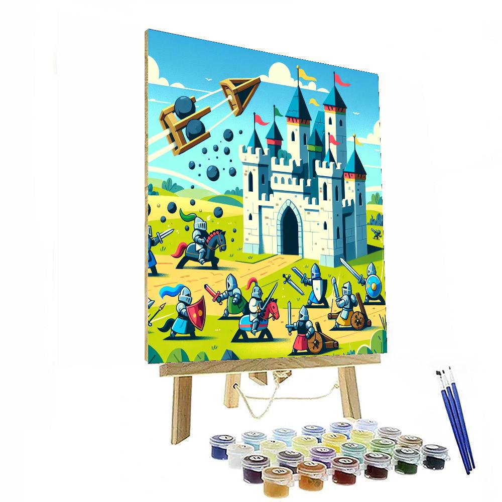 Castle Siege Playtime Numbered Painting Kits