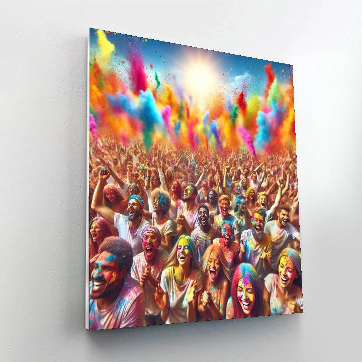 Vivid Festival Of Colors Numbered Painting Kits