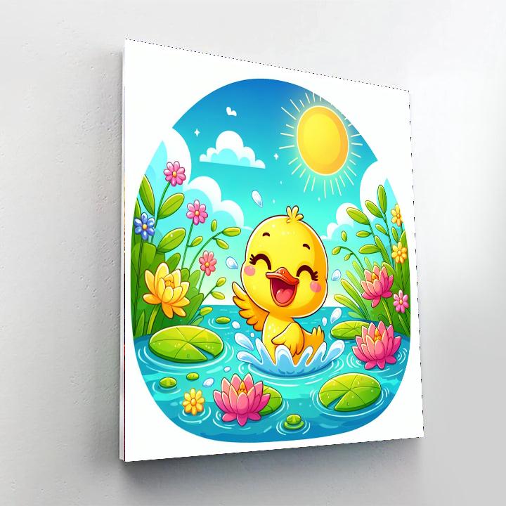 Dandy Duckling Number Painting