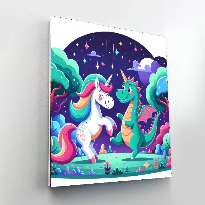 Curious Magical Creatures Numbered Painting Kits