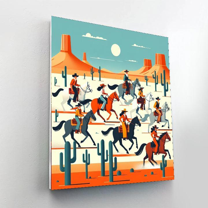 Wild West Explorer Painting By Numbers Kit