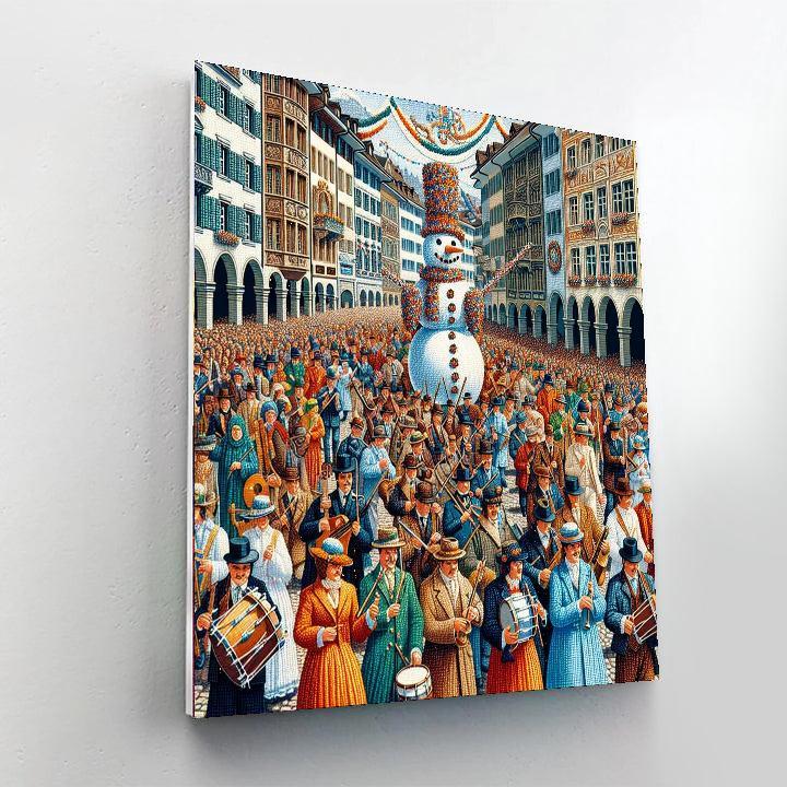 Sechseläuten - Zurich, Switzerland Paint By Color